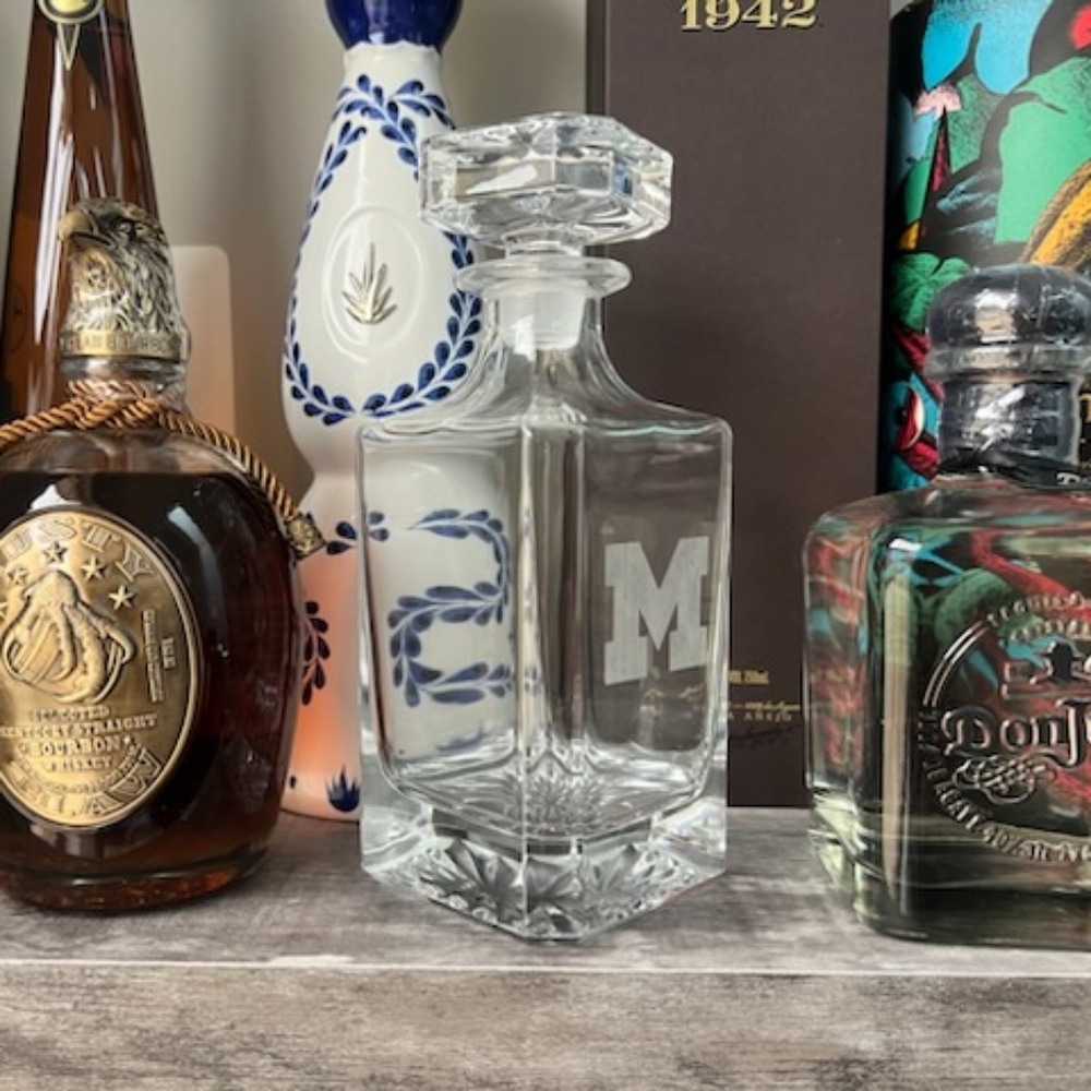 Personalized Decanter (Michigan Wolverine)